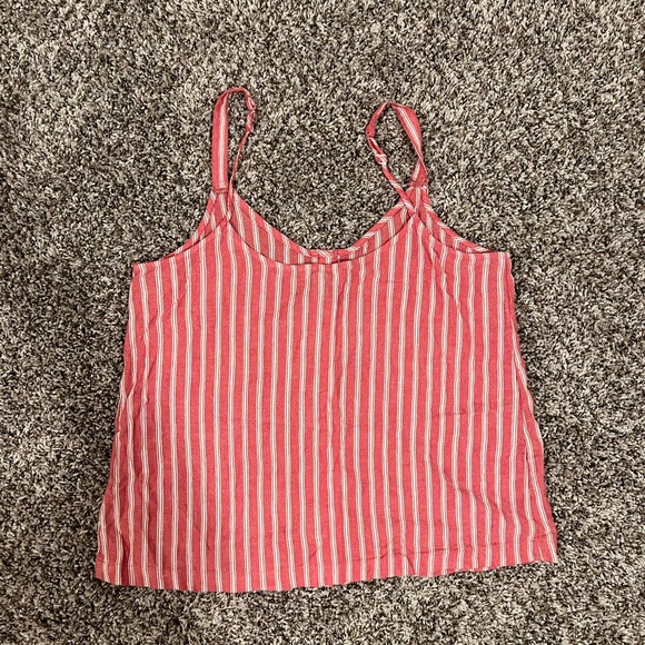 Women’s striped button tank top - Picture 4 of 4